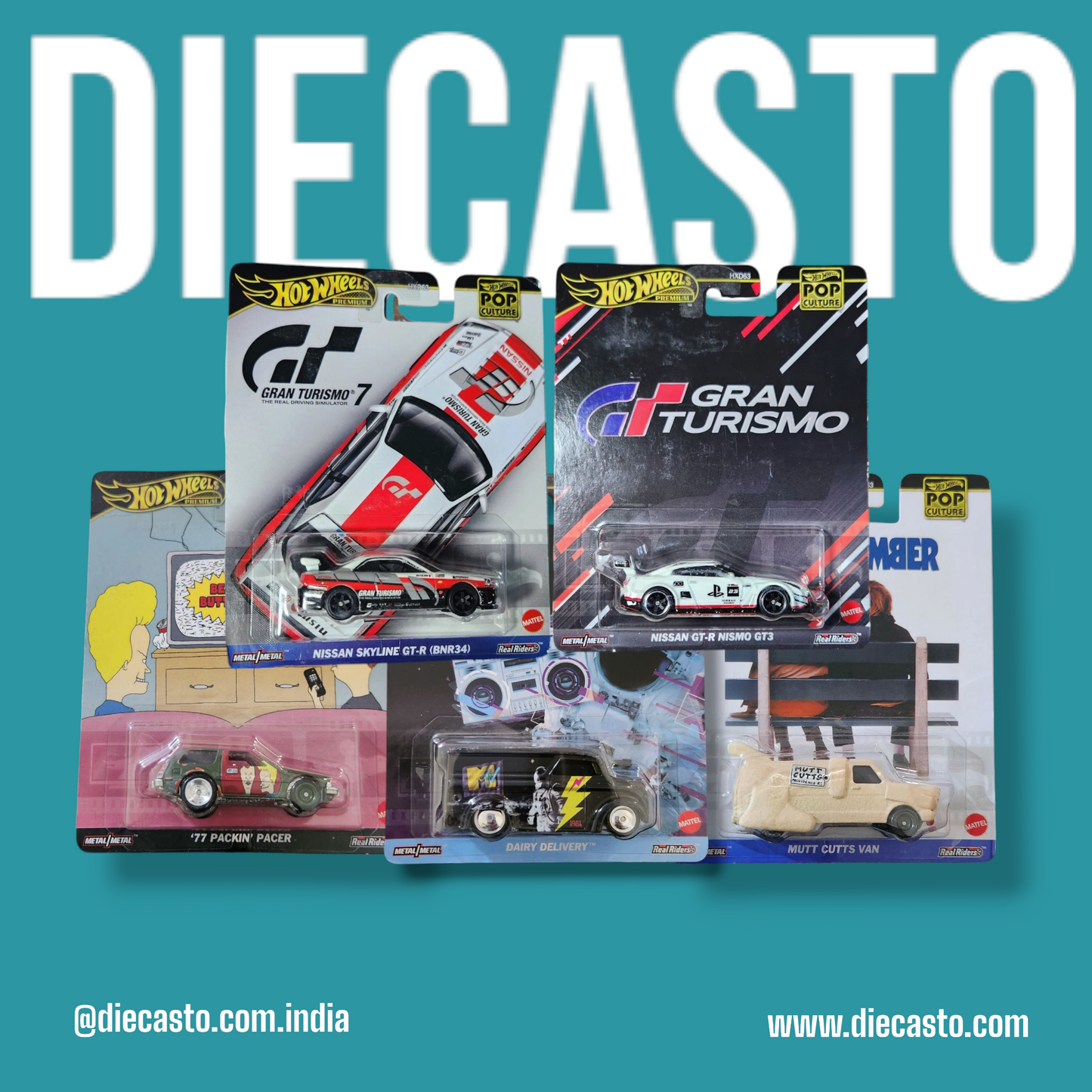 Hot Wheels - Pop Culture  5 Piece Set - DIECASTO