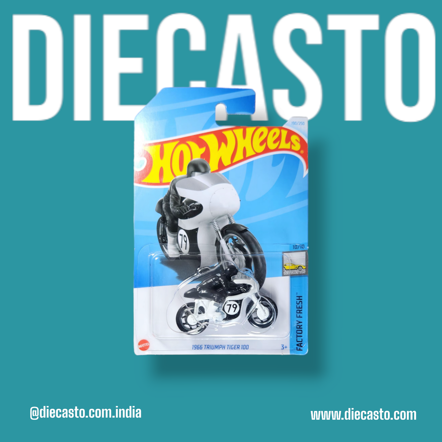 Hot Wheels - 1966 Truimph Tiger 100 - DIECASTO