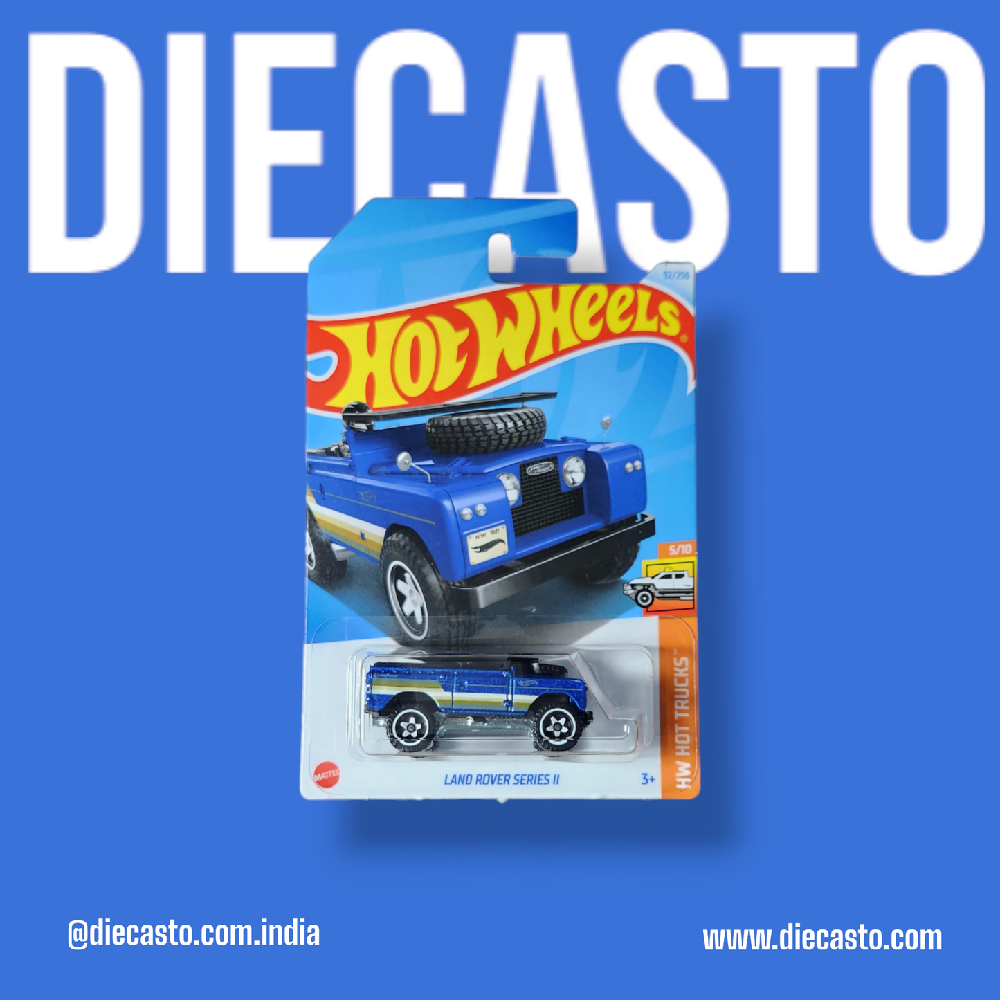 Hot Wheels - Land Rover Series II - DIECASTO