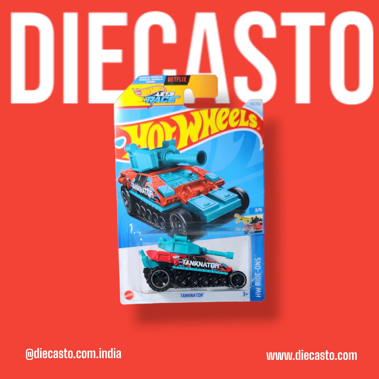 Hot Wheels - Tanknator - DIECASTO