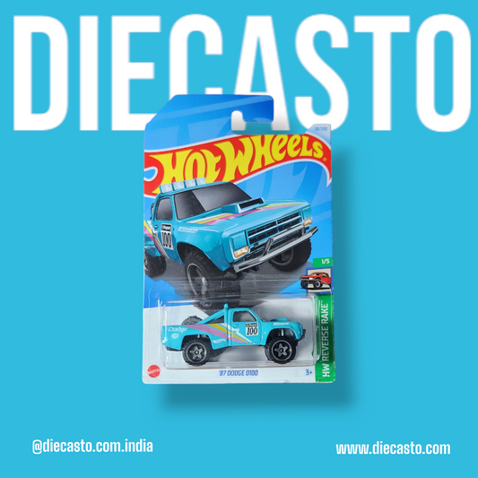 Hot Wheels - '87 Dodge D100 - DIECASTO