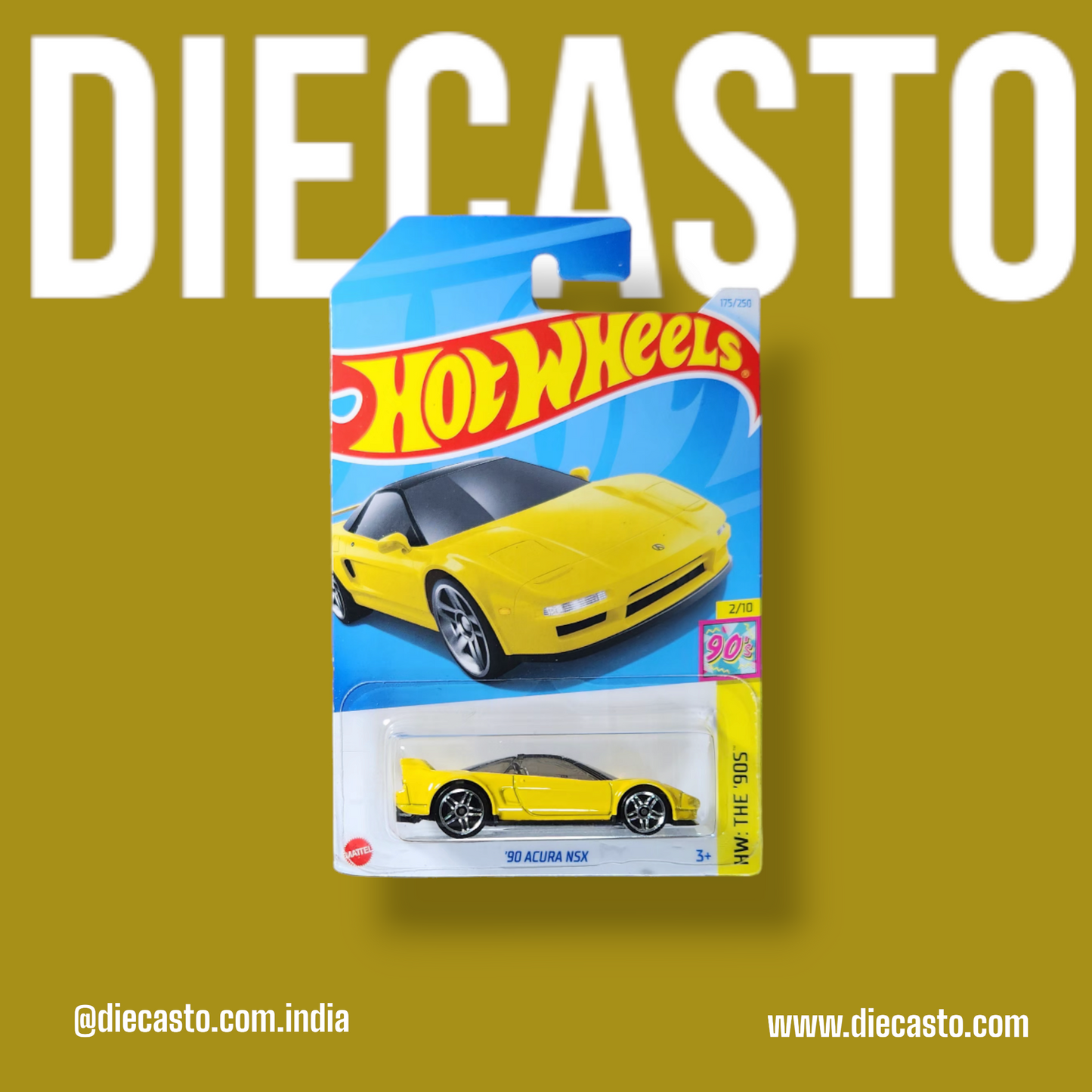 Hot Wheels - '90 Acura NSX - DIECASTO