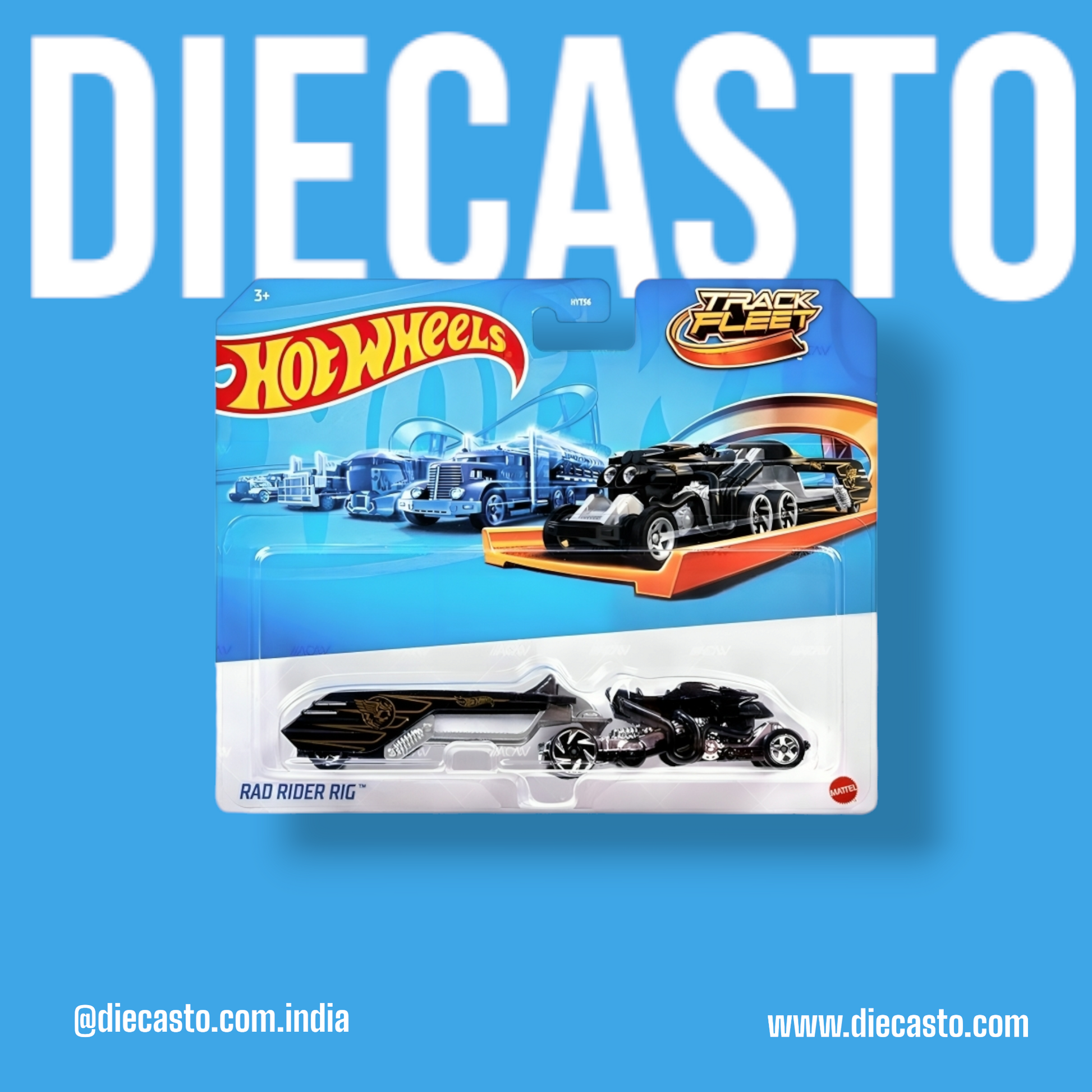 Hot Wheels - Track Fleet - Rag Rider Rig - DIECASTO