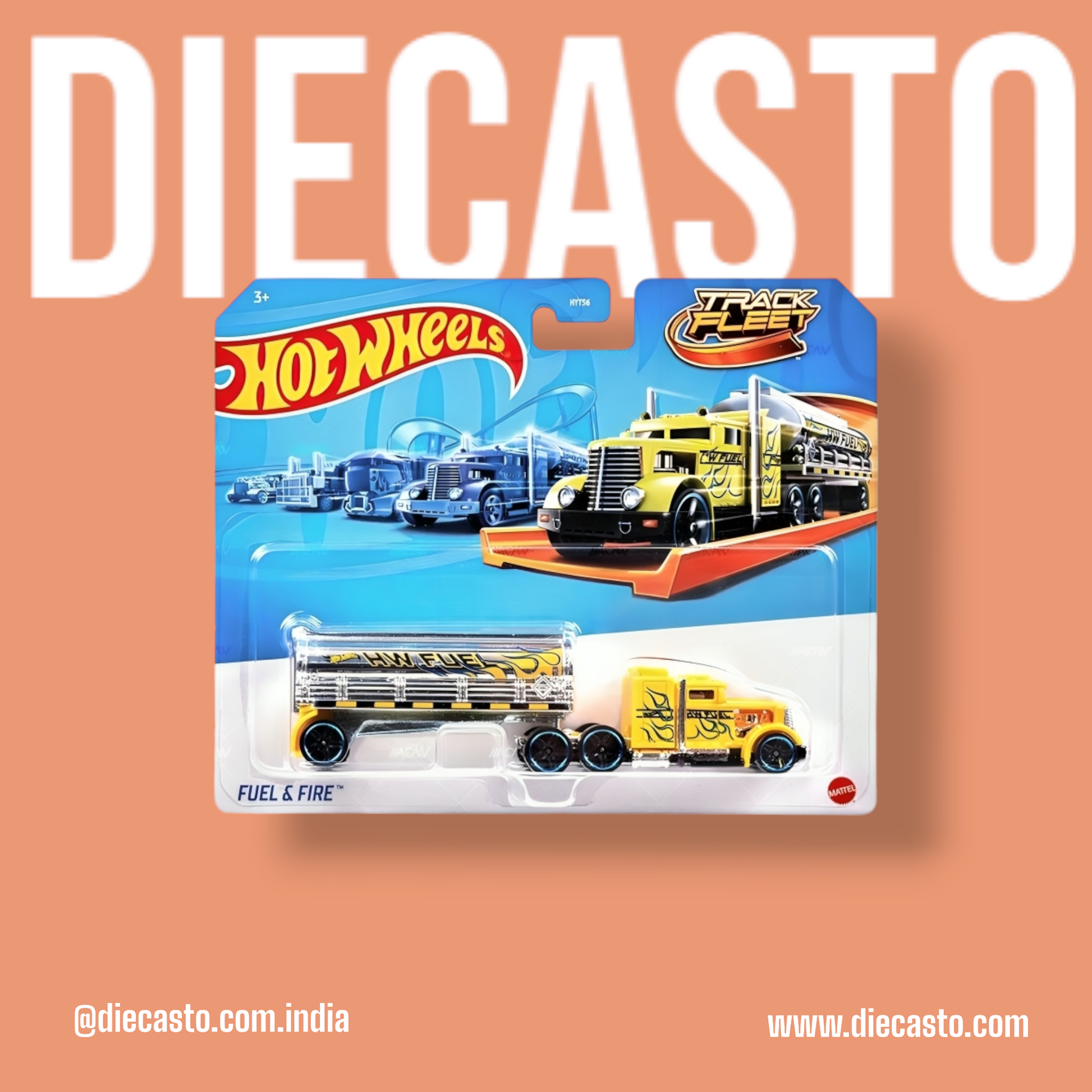 Hot Wheels - Track Fleet - Fuel & Fire - DIECASTO