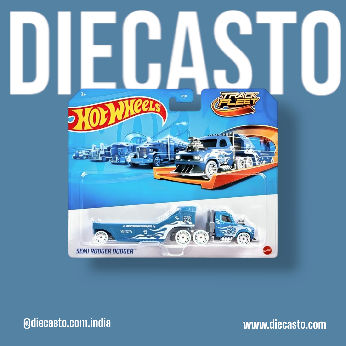 Hot Wheels - Track Fleet - Semi Rodger Dodger - DIECASTO