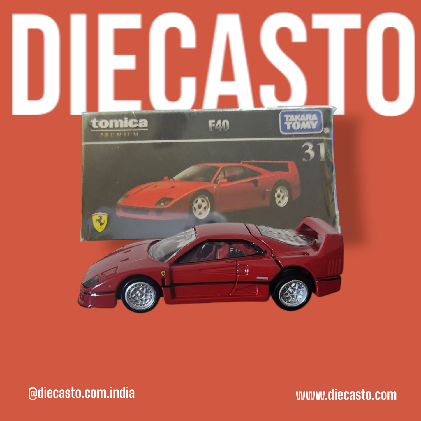 Takara Tomy Tomica - Premium Ferrari F40 - DIECASTO