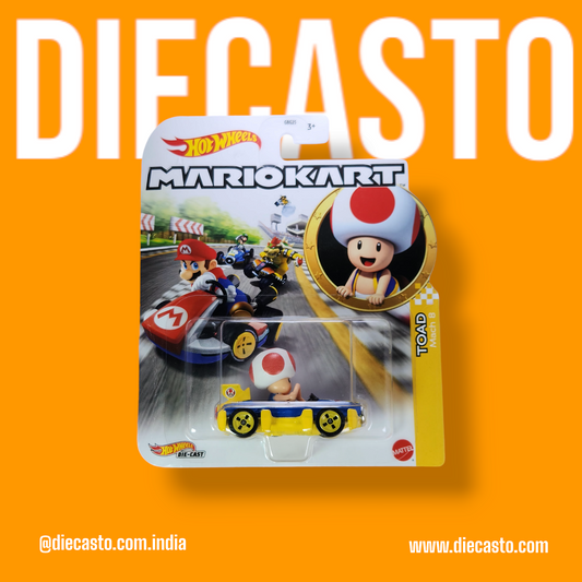 Hot Wheels - Mario Kart - Toad - DIECASTO