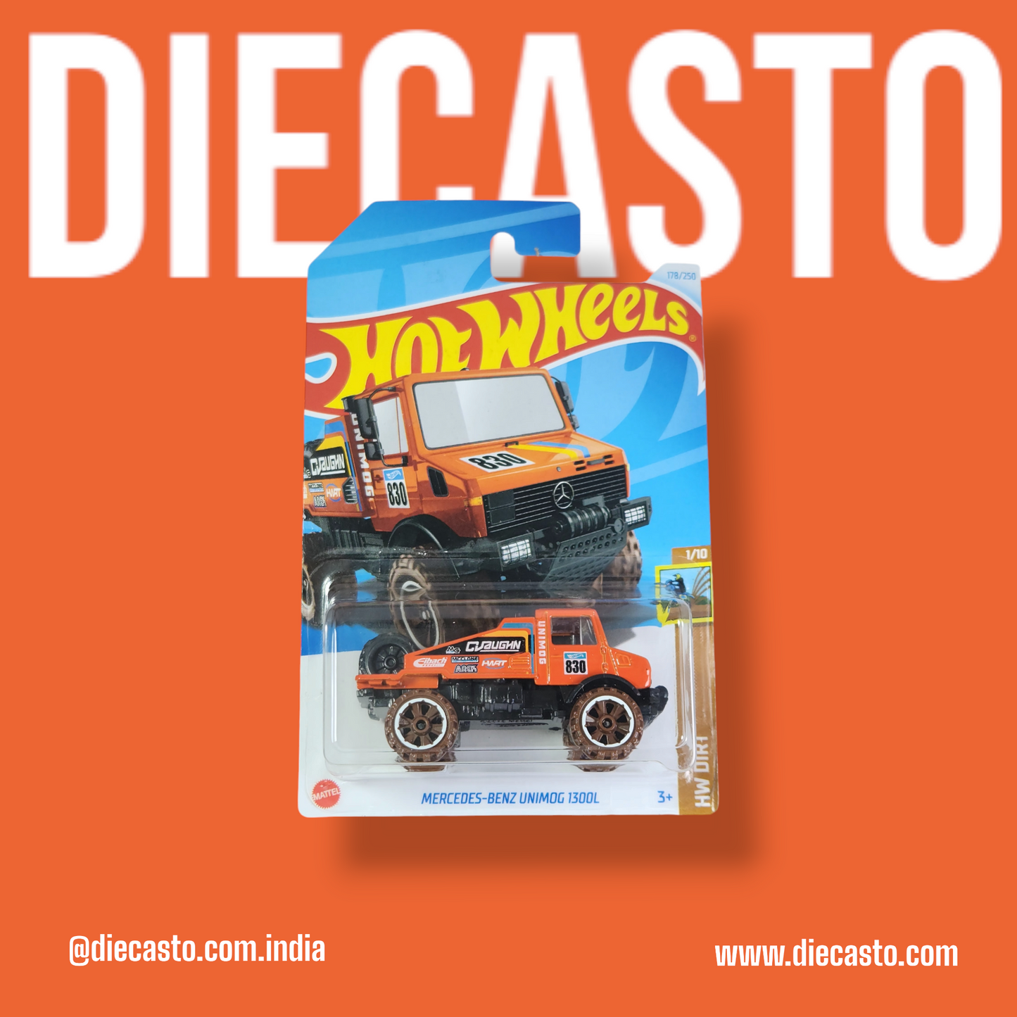 Hot Wheels - Mercedes-Benz Unimog 1300L - P Case 2024 - (GRP 1)