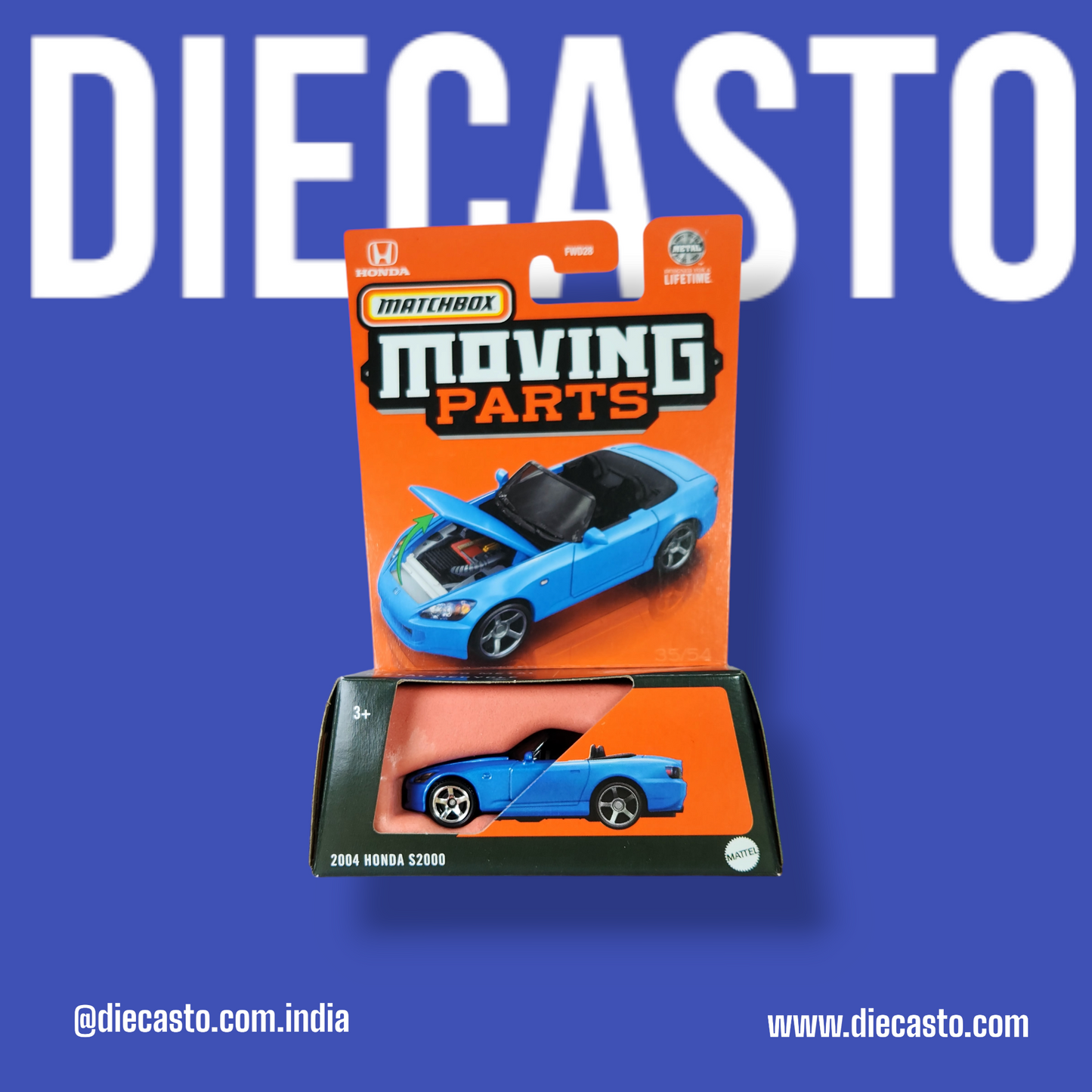 Matchbox - Moving Parts - 2004 Honda S2000