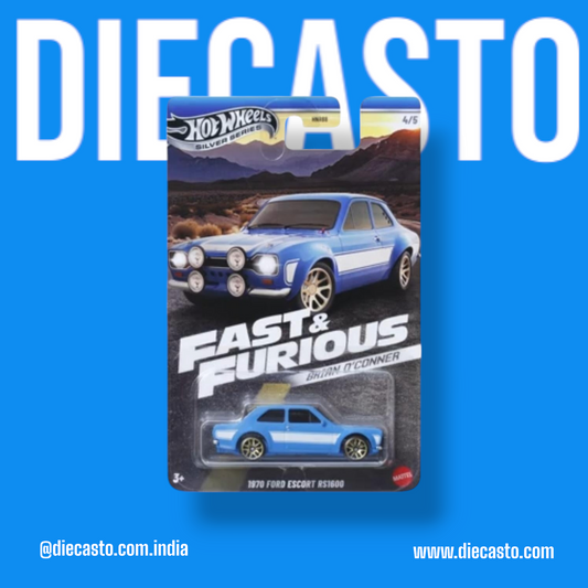 Hot Wheels Silver Series - Fast & Furious - 1970 Ford Escort RS1600 - (EXPECTED DISPATCH FROM: 2nd Week of December)